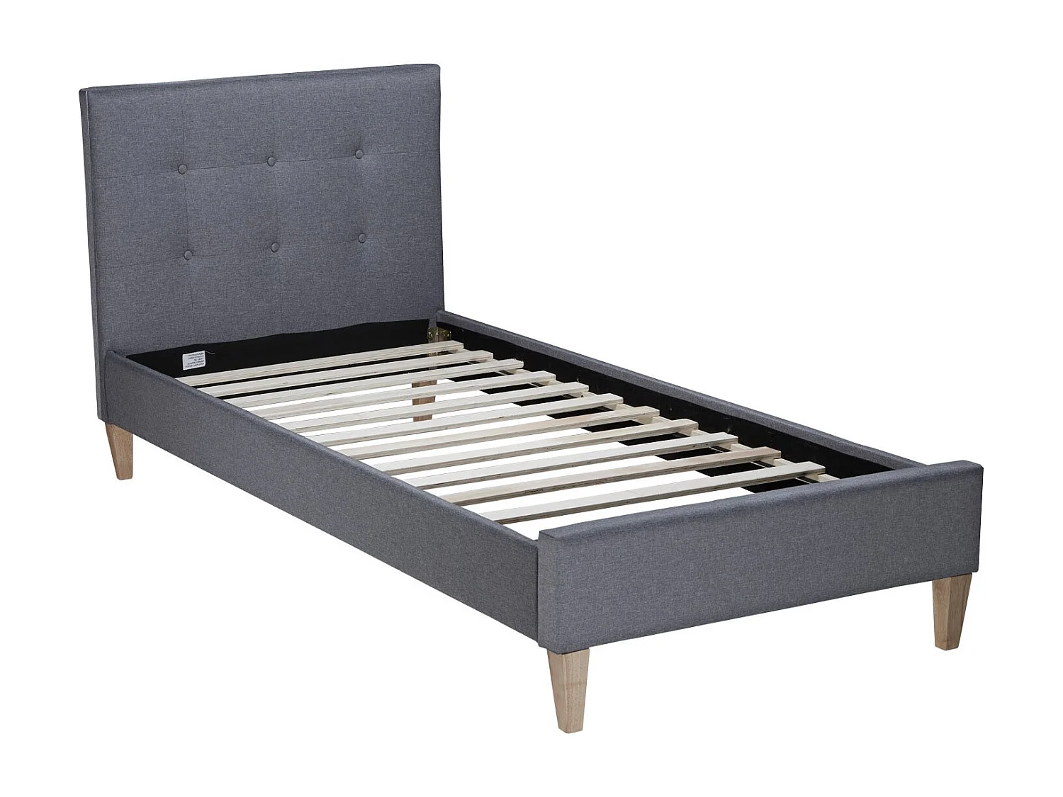 Bedframe 90x200 cm Grijs