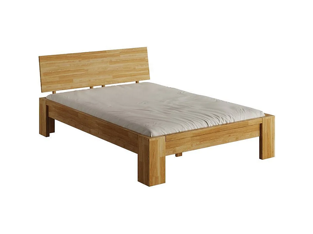 Bett 217x149x82 cm Eiche Montana geölt 140