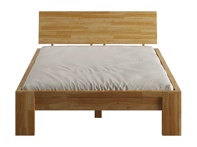 Bed 217x149x82 cm Eiken Montana geolied 140
