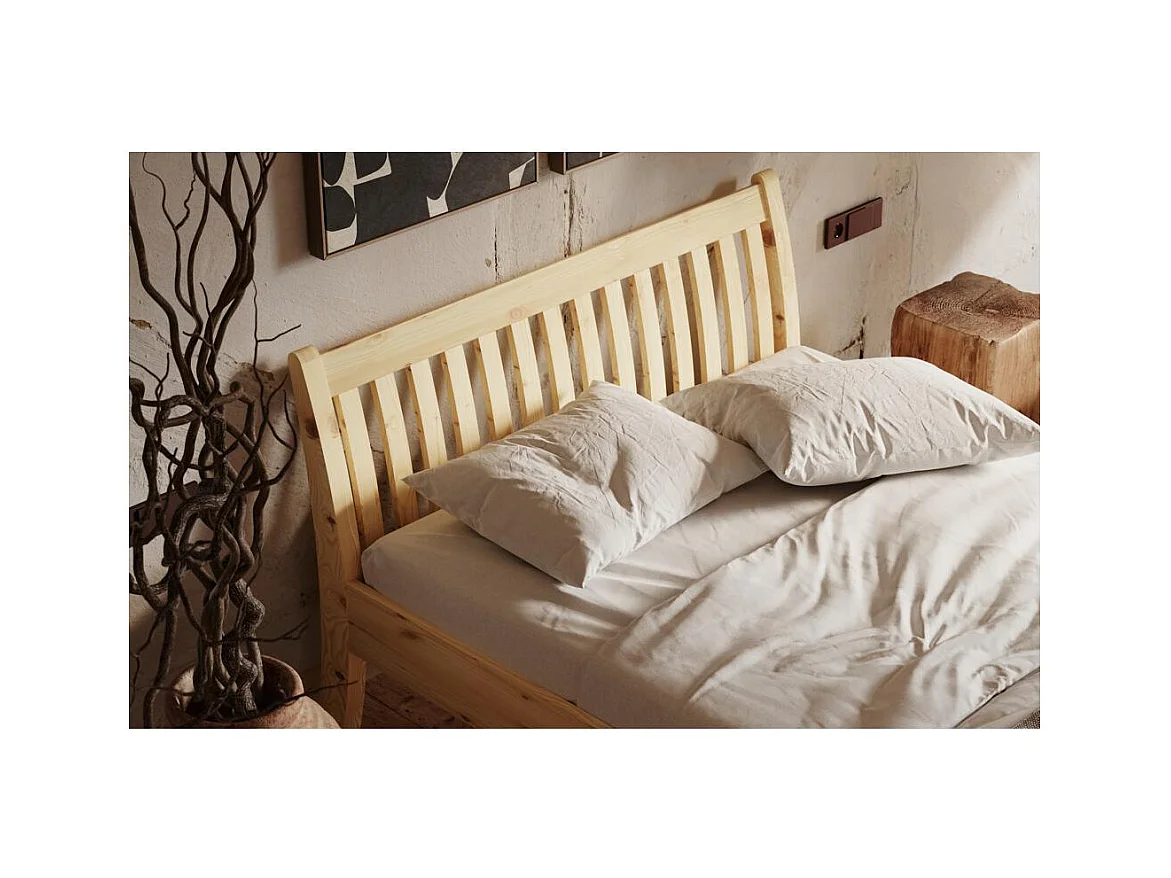 Bett 2,23x1,455x0,9 m lackierte Kiefer Tonja 140