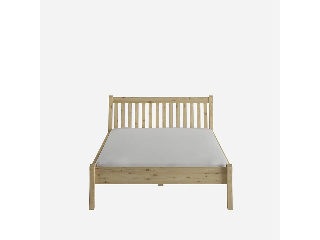 Łóżko 2,23x1,455x0,9 m lakierowana sosna Tonja 140