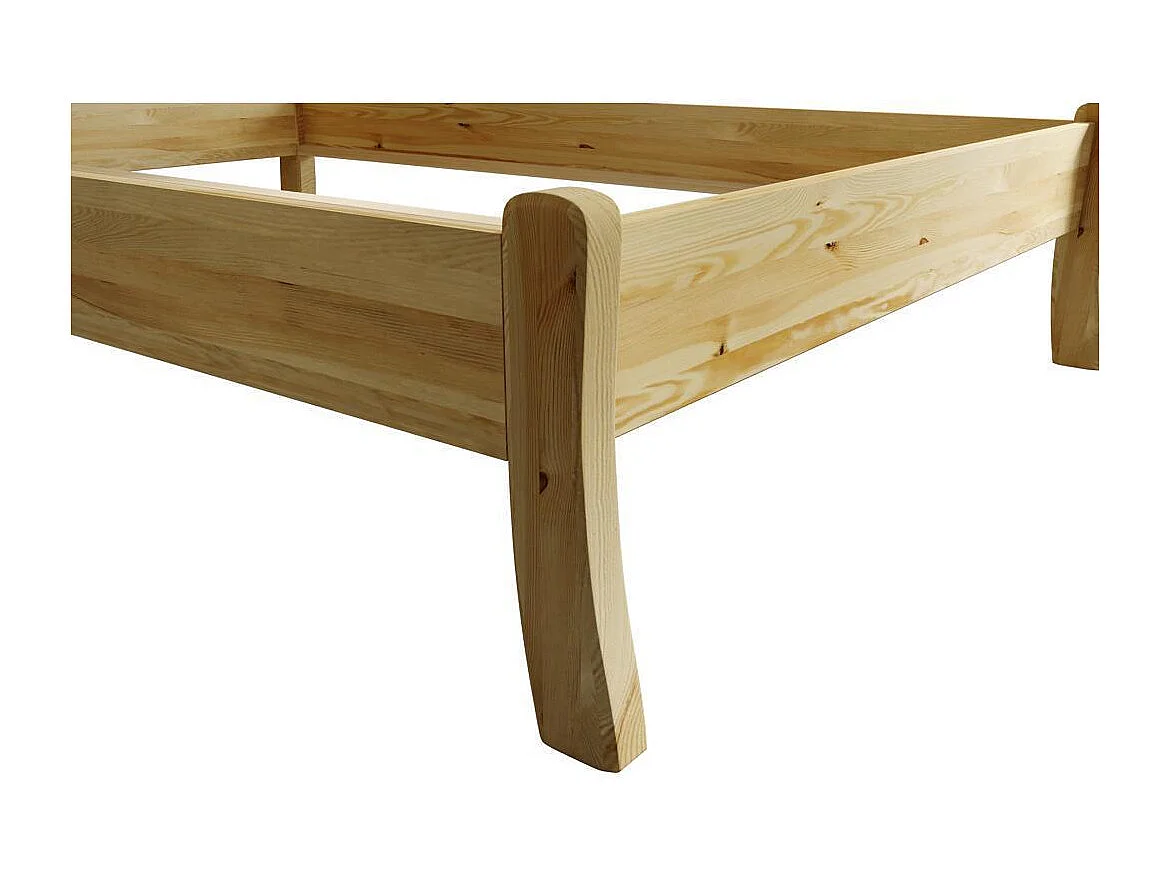 Łóżko 2,23x1,455x0,9 m lakierowana sosna Tonja 140