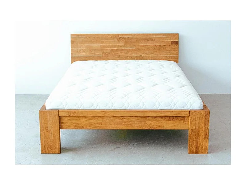 Bett 217x169x82 cm Eiche Montana geölt 160