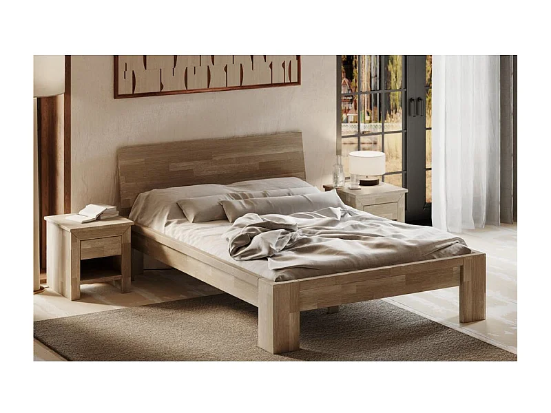 Cama 217x149x82 cm Carvalho Sonoma Montana Sonoma 140