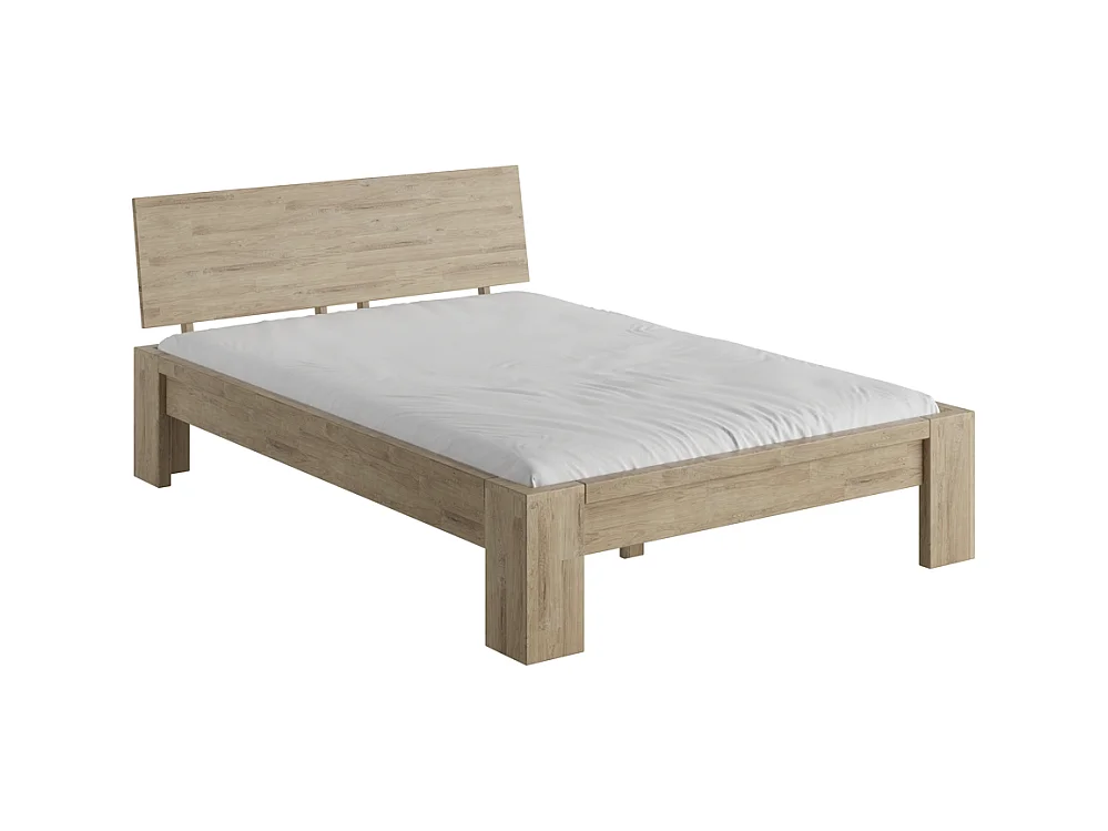 Bett 2,17x1,49x0,82 m Rustikale Eiche Montana Rustical 140