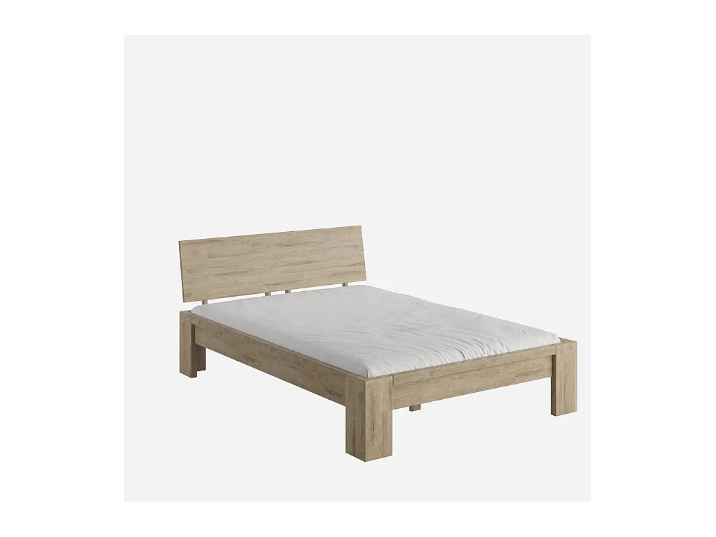 Bett 2,17x1,49x0,82 m Rustikale Eiche Montana Rustical 140