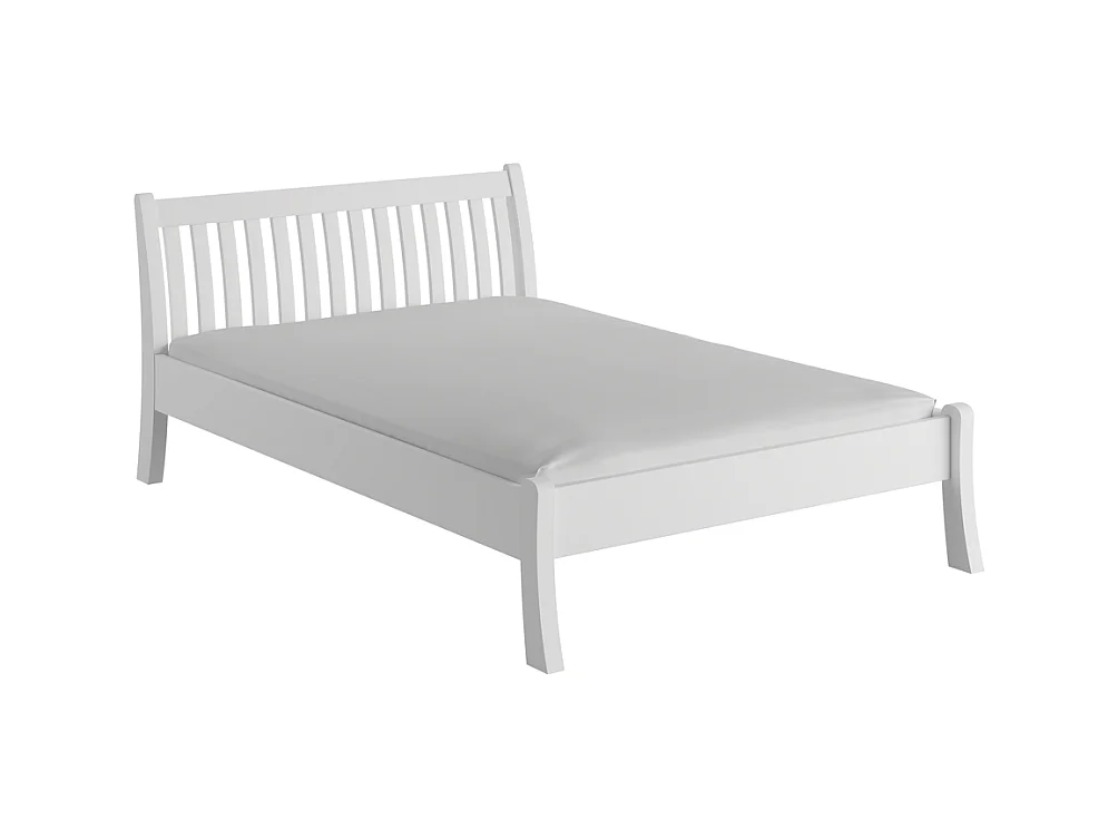 Cama 223x145x90 cm pino blanco Tonja blanco 140