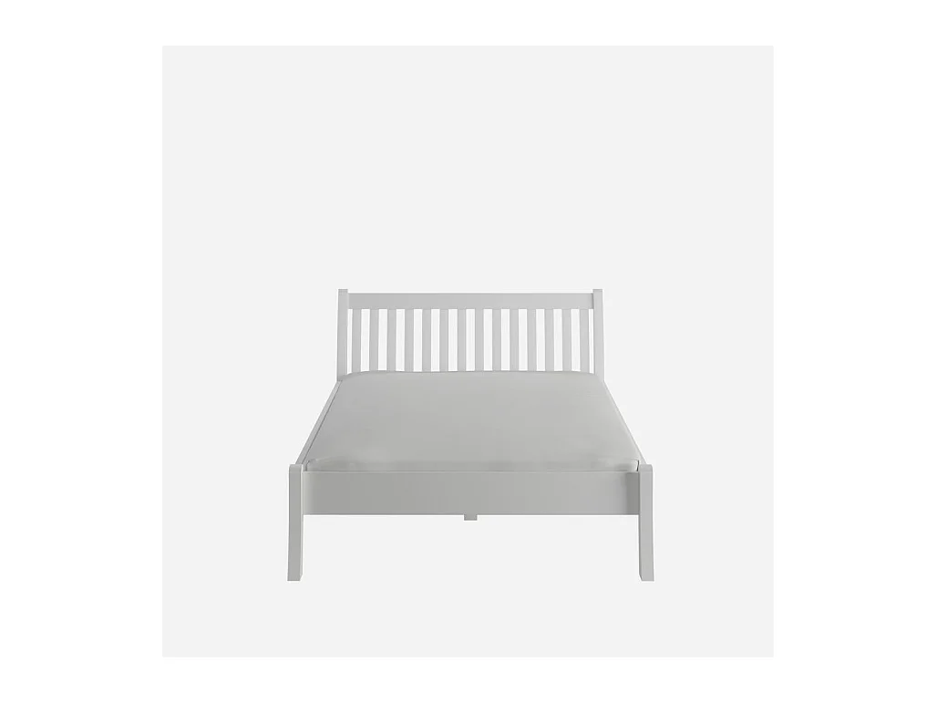 Cama 223x145x90 cm pino blanco Tonja blanco 140