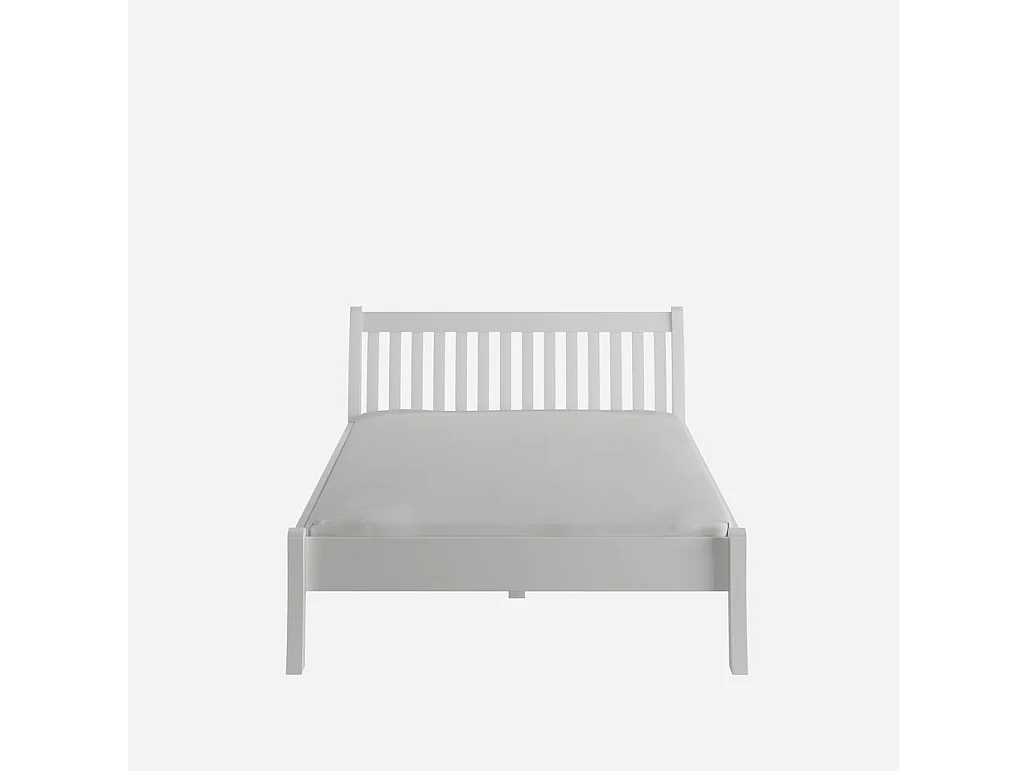 Lit 223x145x90 cm pin blanc tonja blanc 140