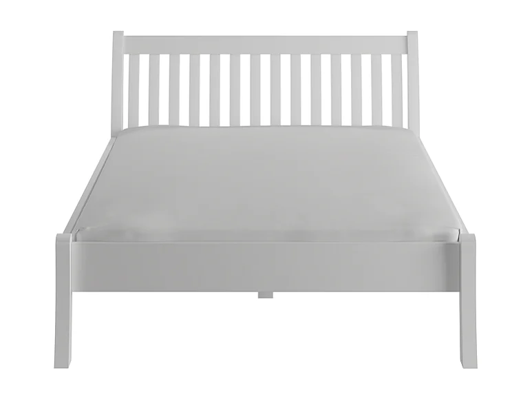 Lit 223x145x90 cm pin blanc tonja blanc 140