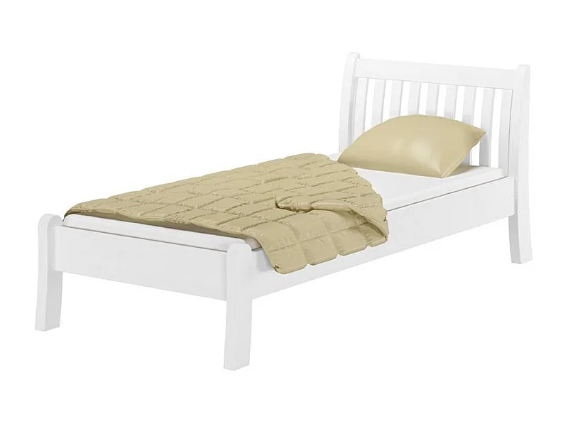 Houten bed 223x95x90 cm witte den Tonja wit 90