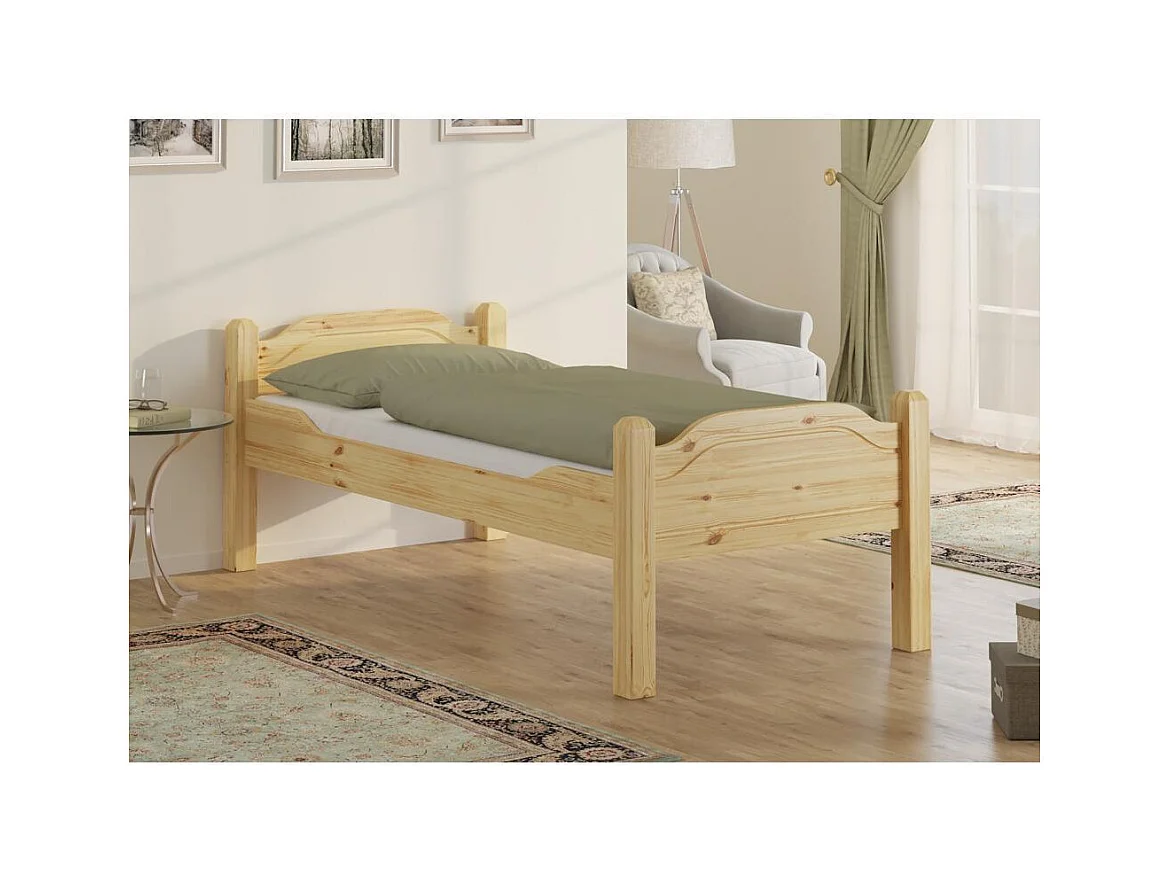 Holzbett 2,12x1x0,78 m Kiefer LIVA SENIOR 90