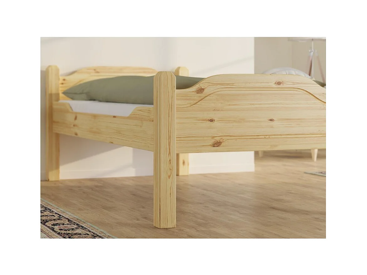 Holzbett 2,12x1x0,78 m Kiefer LIVA SENIOR 90