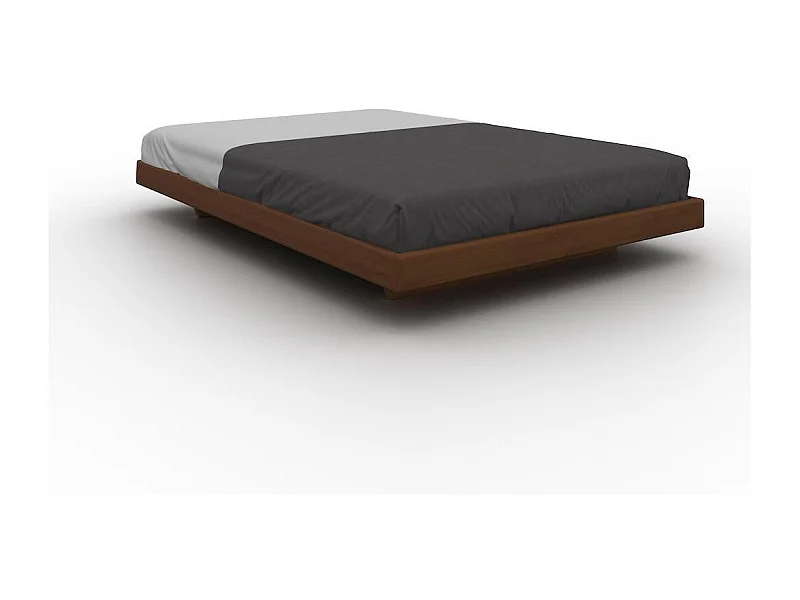 Doppelbett 140x200 cm Walnuss Carre