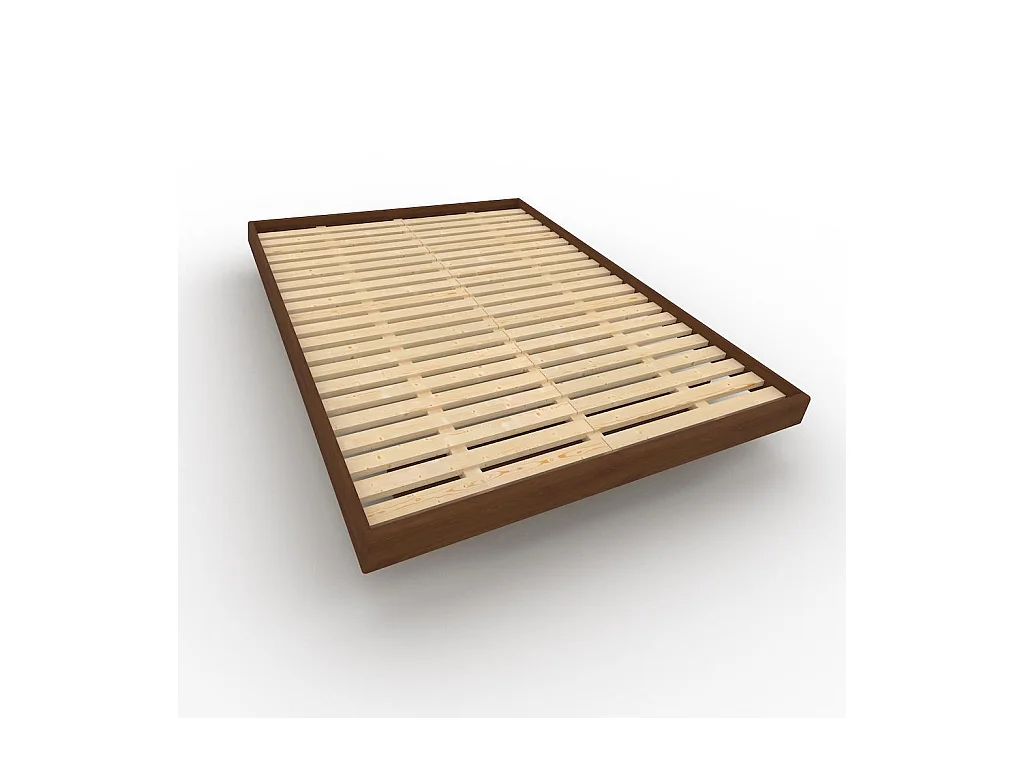 Doppelbett 140x200 cm Walnuss Carre