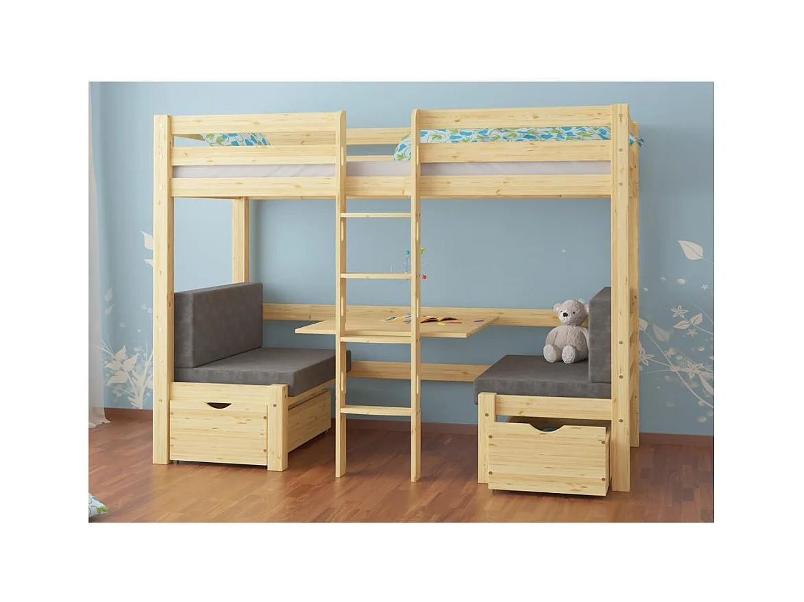 Etagenbett 209x105x170 cm Kiefer ELEN
