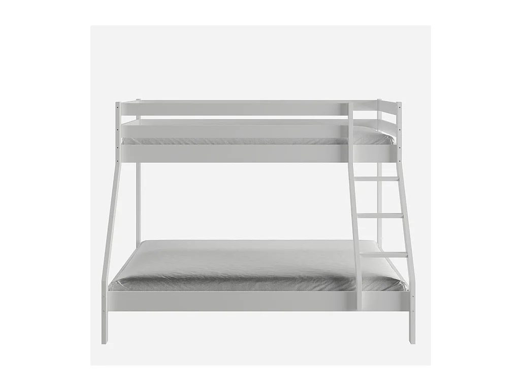 Etagenbett 2,05x1,515x1,57 m Weißkiefer Denis Weiß