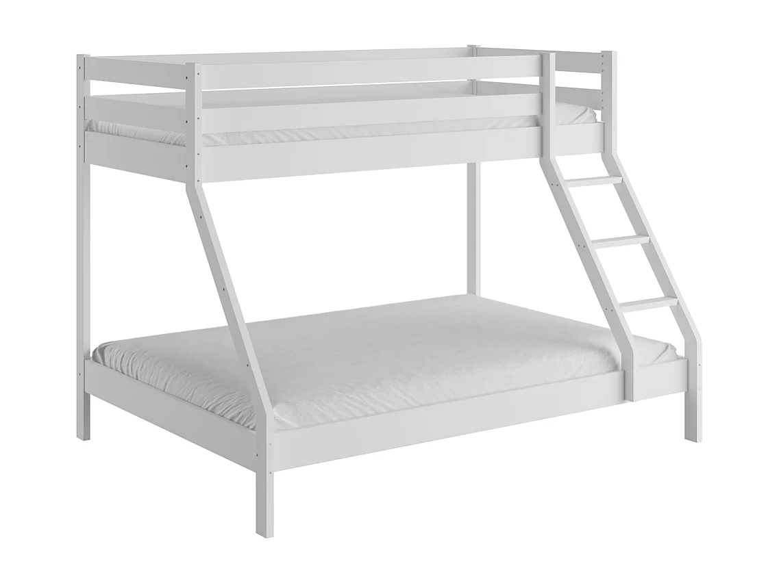 Stapelbed 2.05x1.515x1.57 m witte den Denis White