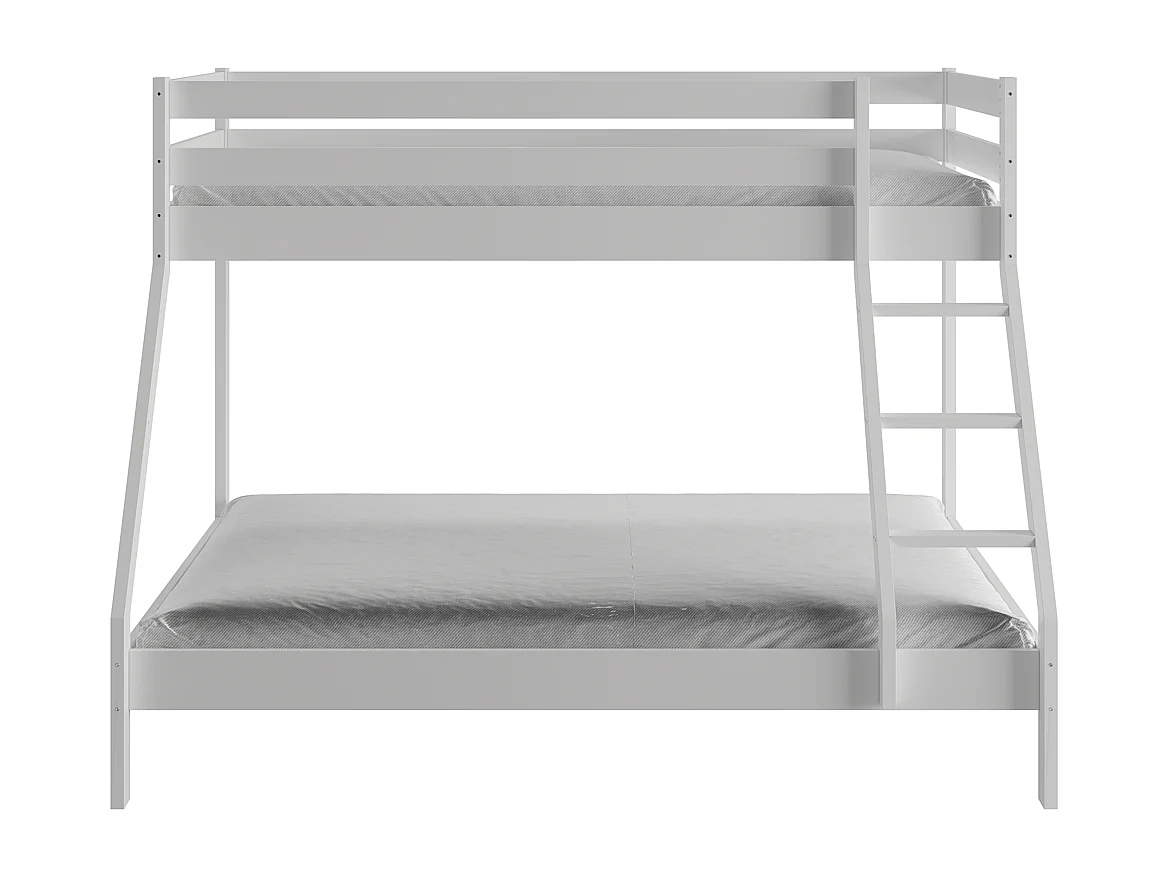 Stapelbed 2.05x1.515x1.57 m witte den Denis White