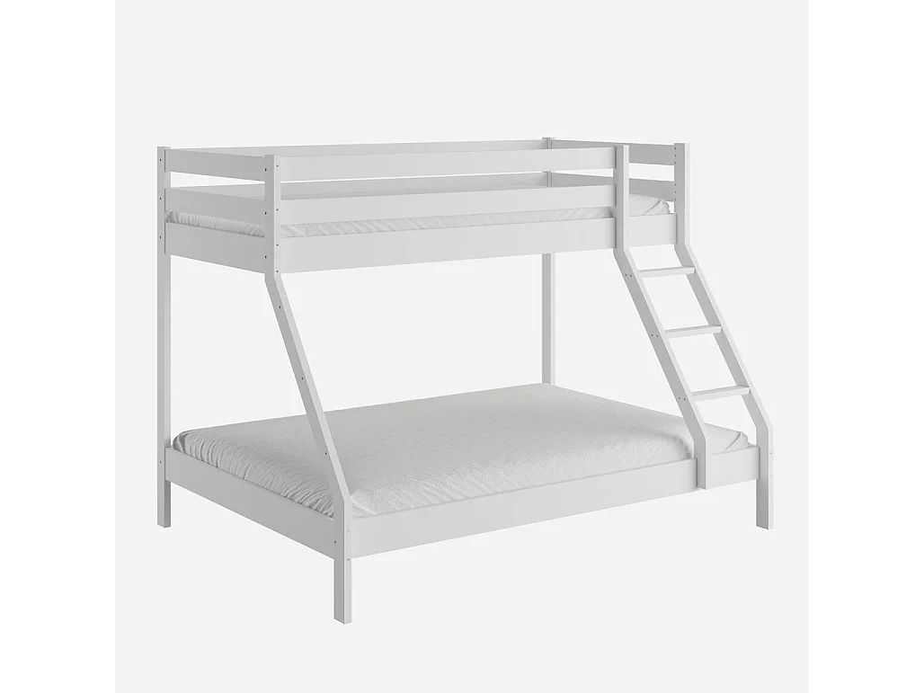 Stapelbed 2.05x1.515x1.57 m witte den Denis White