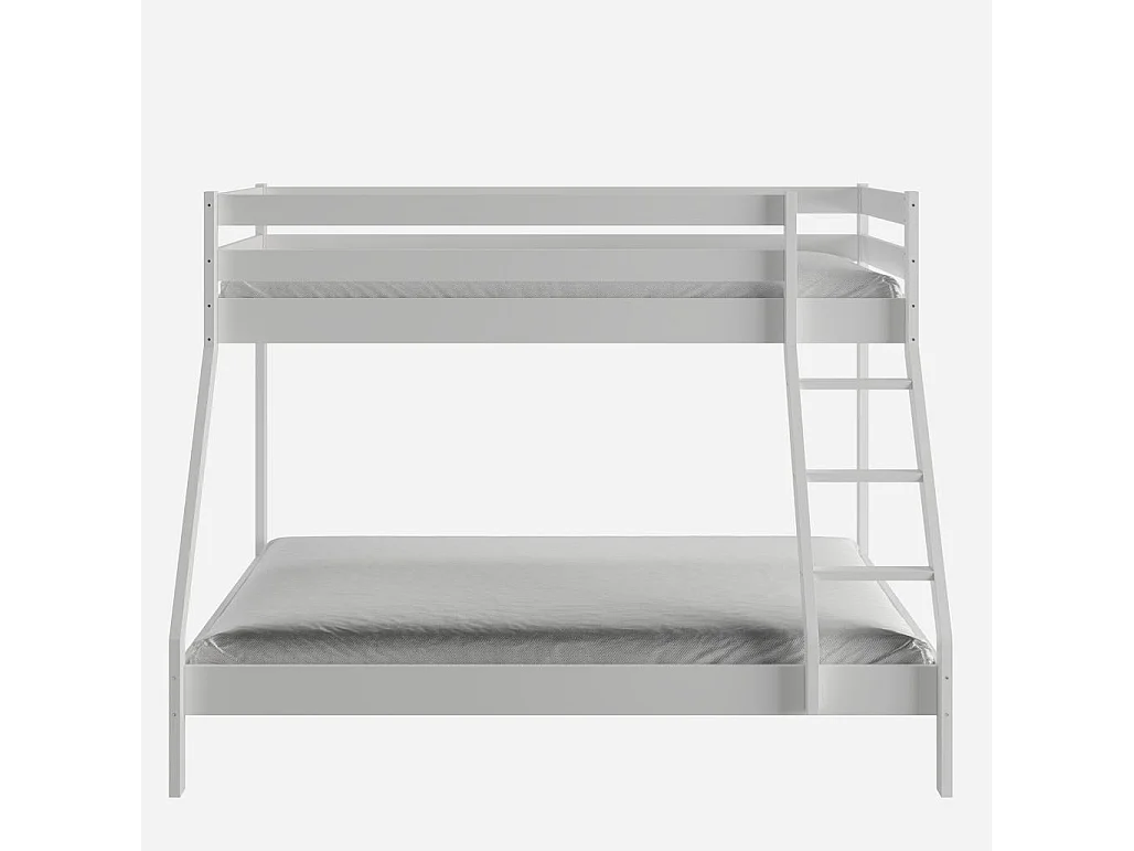 Stapelbed 2.05x1.515x1.57 m witte den Denis White