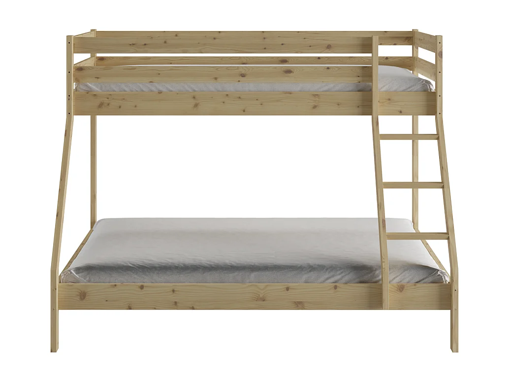 Stapelbed 205x151x157 cm Grenen Denis