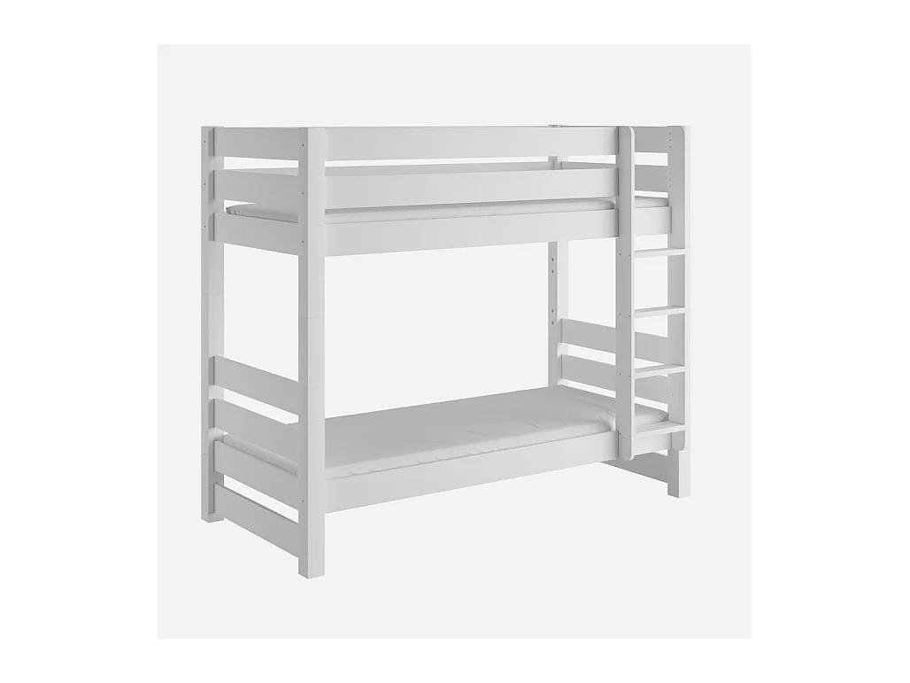 Etagenbett 2098x998x173 cm Weißkiefer Jan Weiß