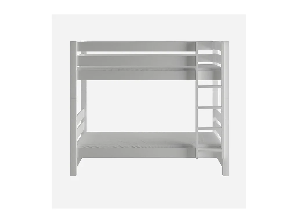 Etagenbett 2098x998x173 cm Weißkiefer Jan Weiß