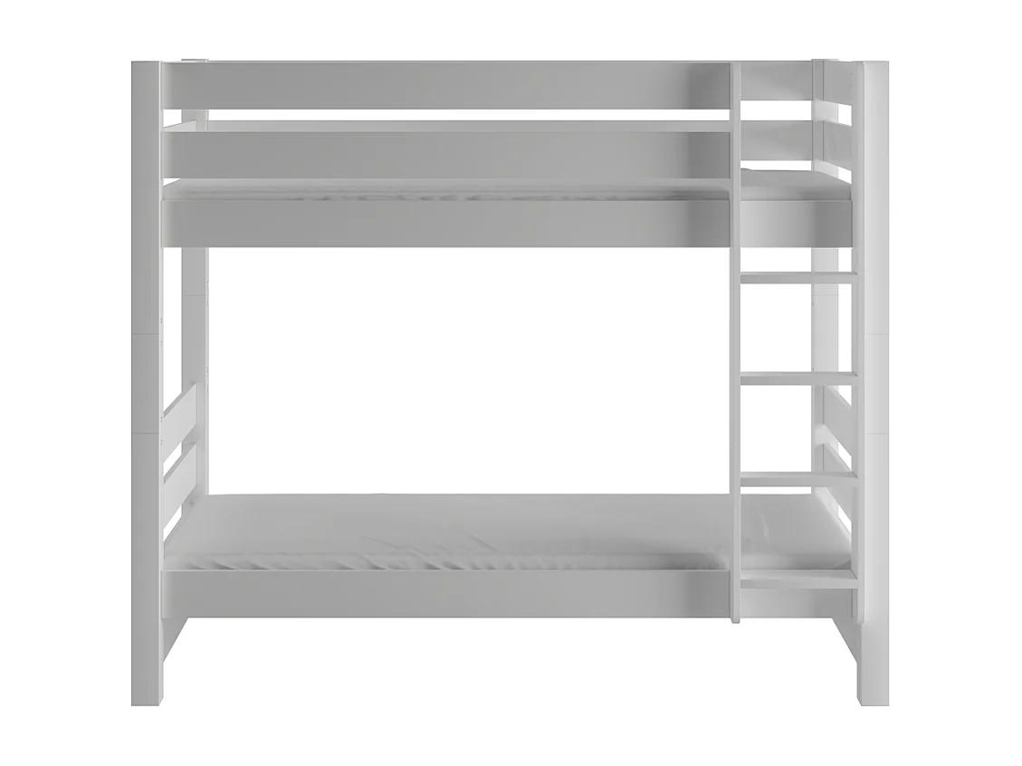 Lit superposé 2098x998x173 cm pin blanc Jan White