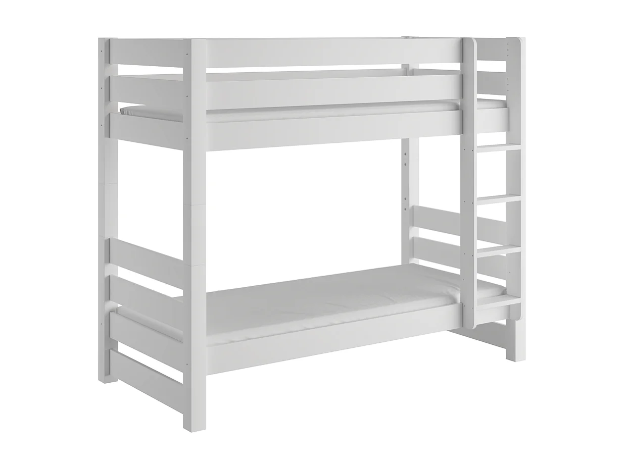 Letto a castello 2098x998x173 cm pino bianco Jan White