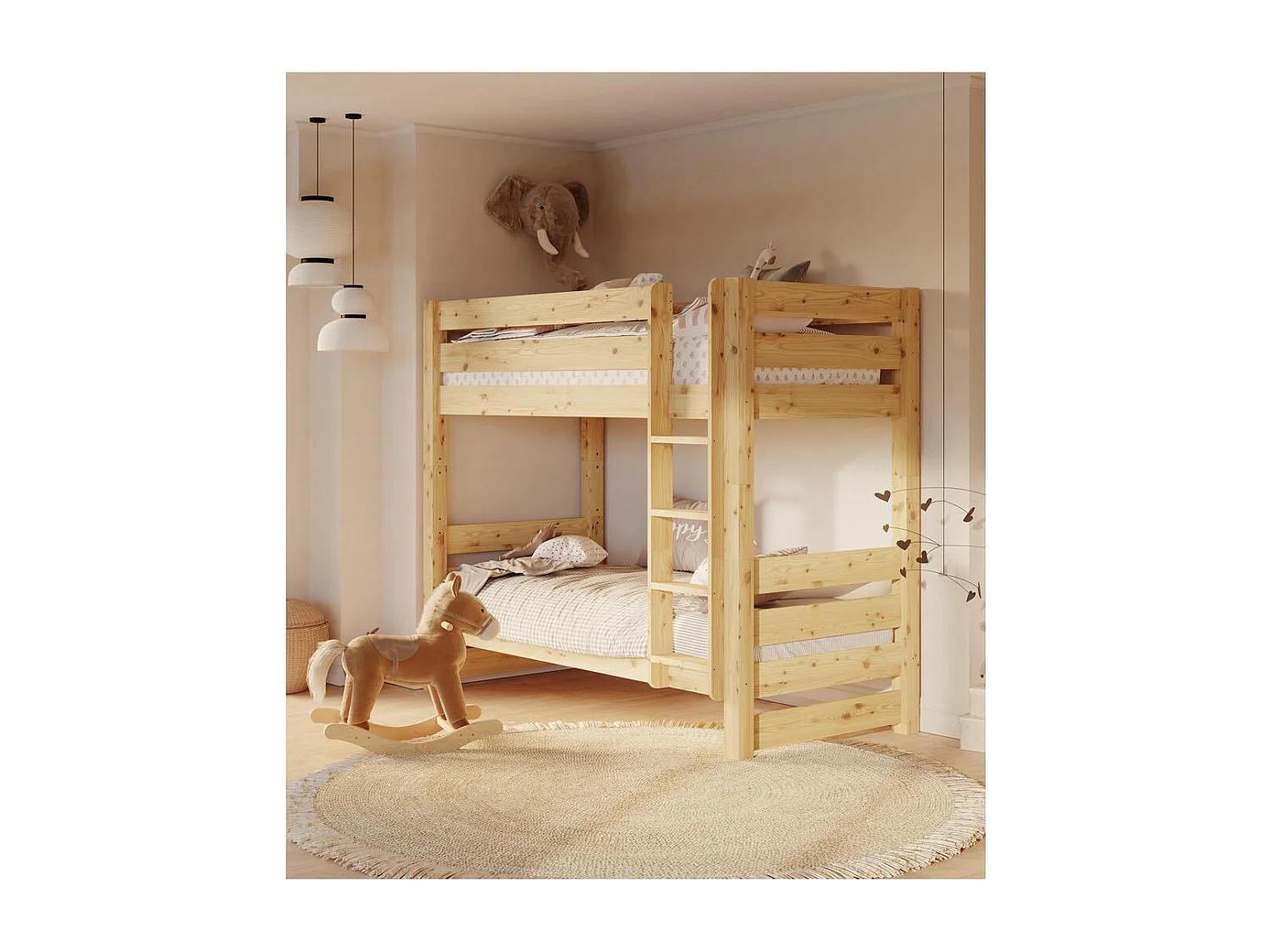 Etagenbett 2098x998x173 cm Kiefer jan