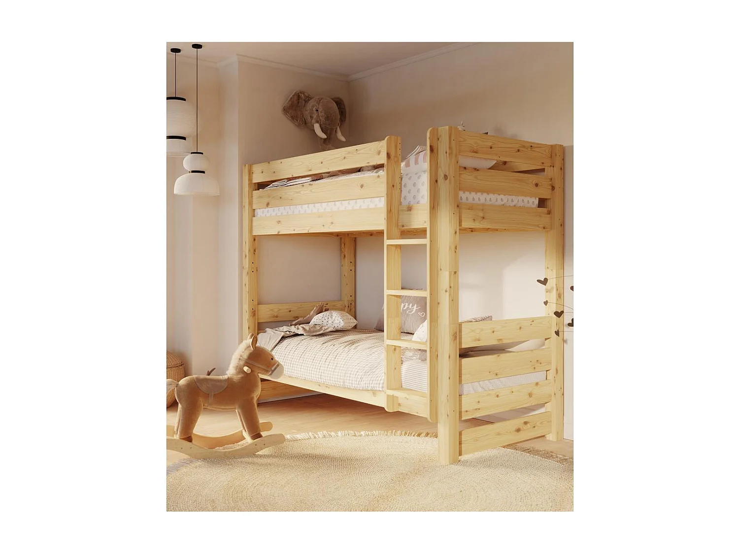 Etagenbett 2098x998x173 cm Kiefer jan