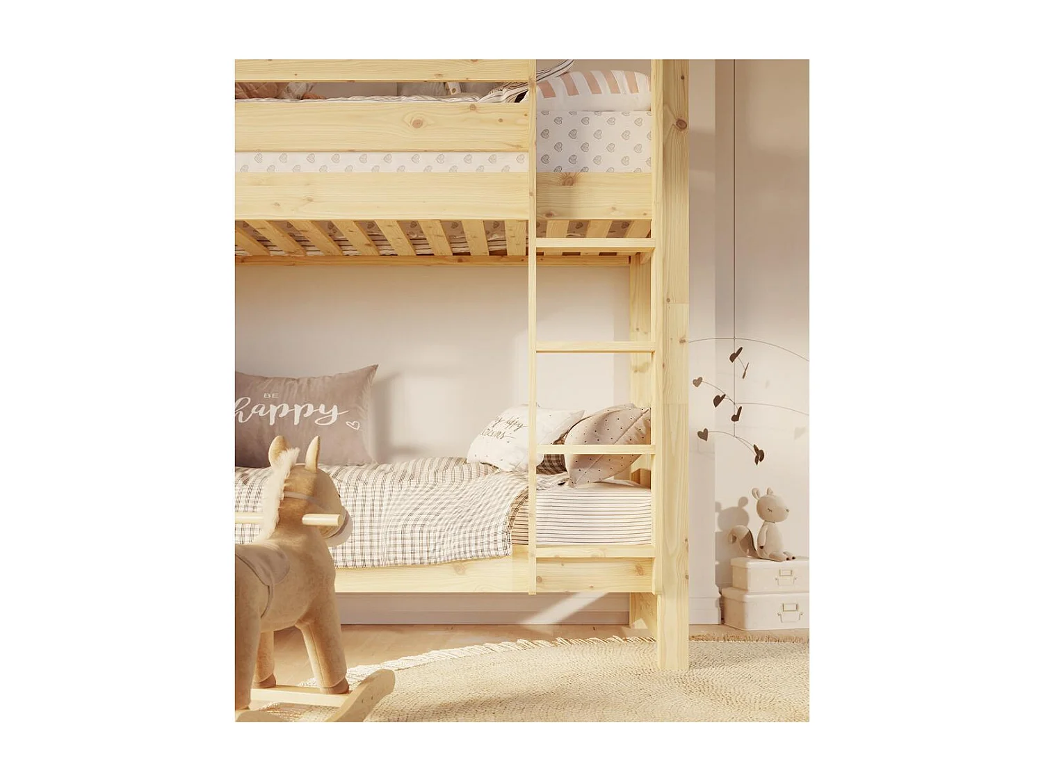 Etagenbett 2098x998x173 cm Kiefer jan