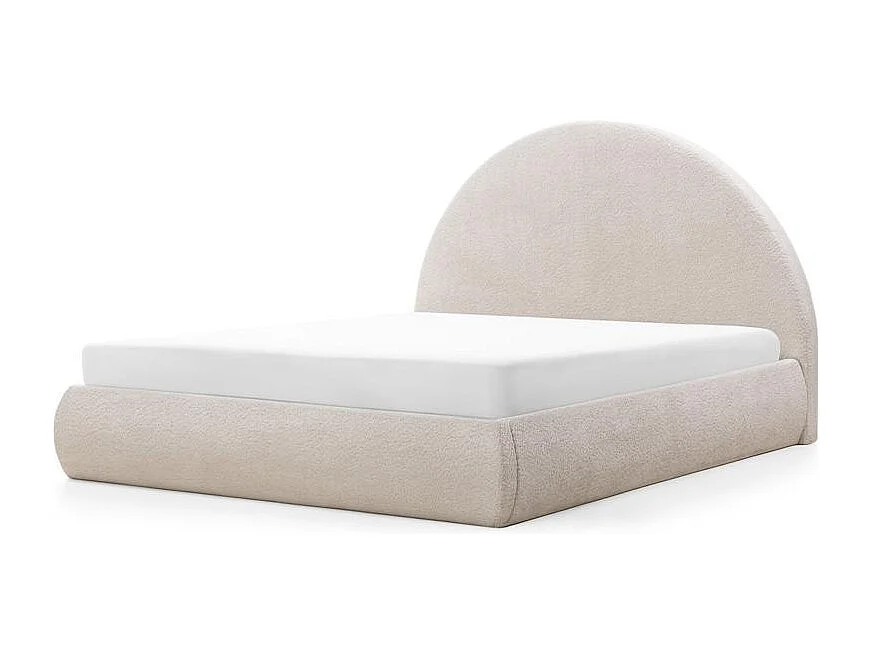 Polsterbett 140x200 cm beige MIMIQ