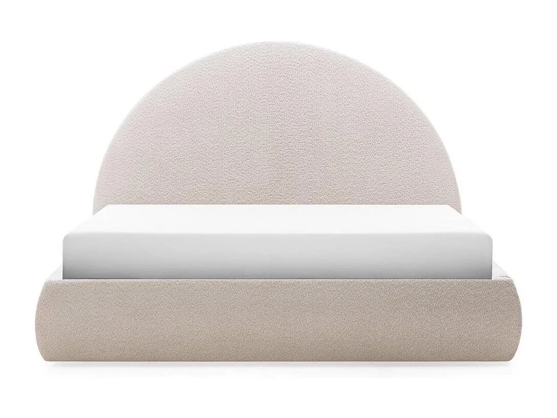 Polsterbett 140x200 cm beige MIMIQ