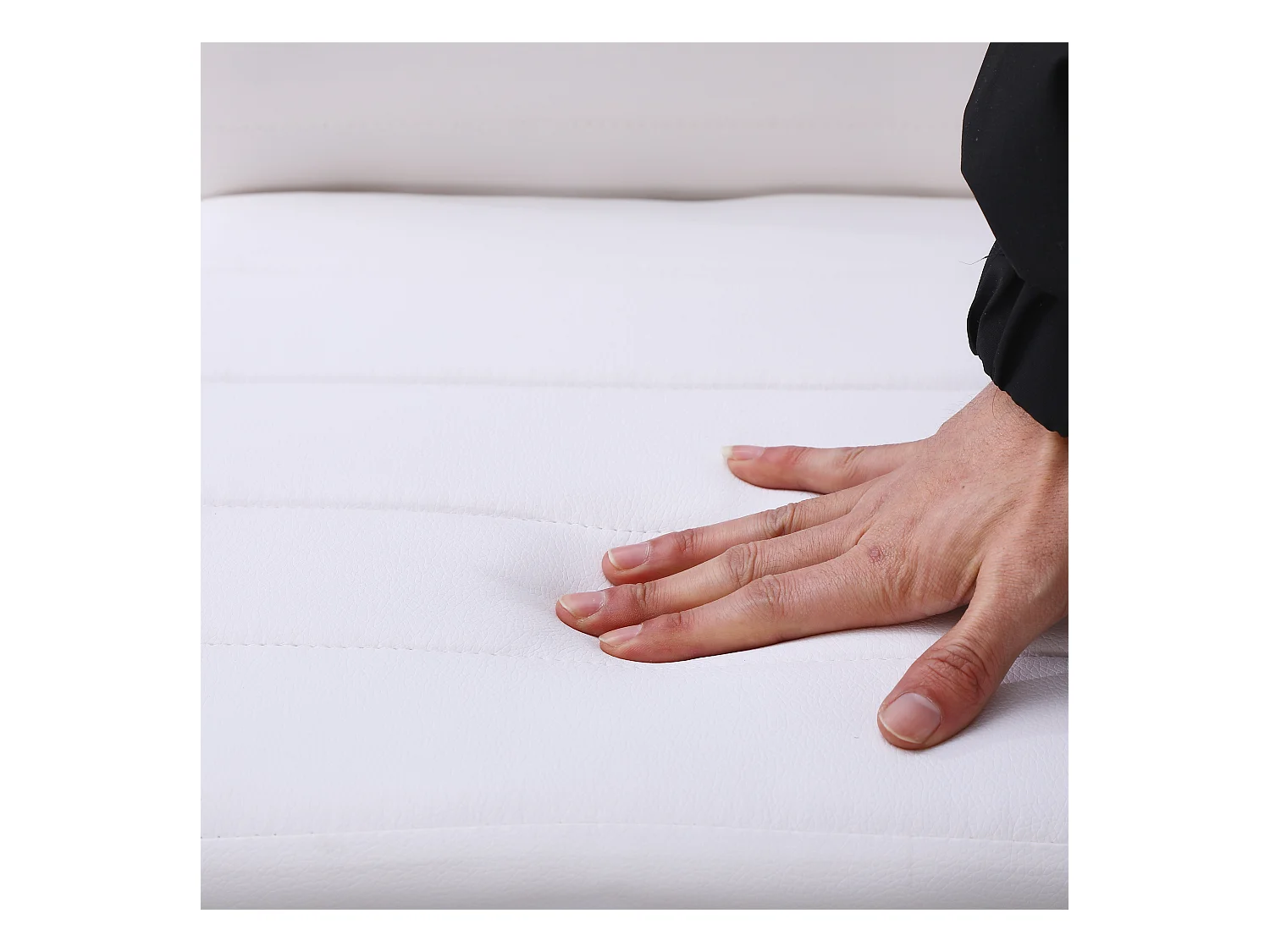 Ensemble de 6 chaises de salle à manger, chaise de bureau blanche