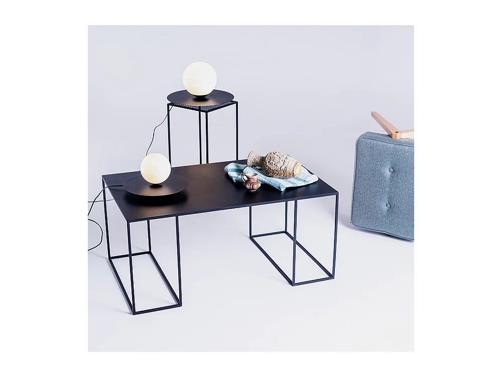 Tischlampe 0,3x0,17 m schwarz Skiva Kugel s