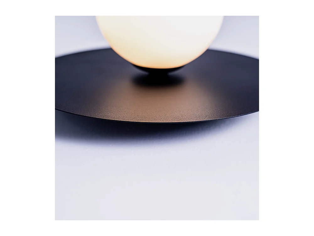 Tischlampe 0,3x0,17 m schwarz Skiva Kugel s