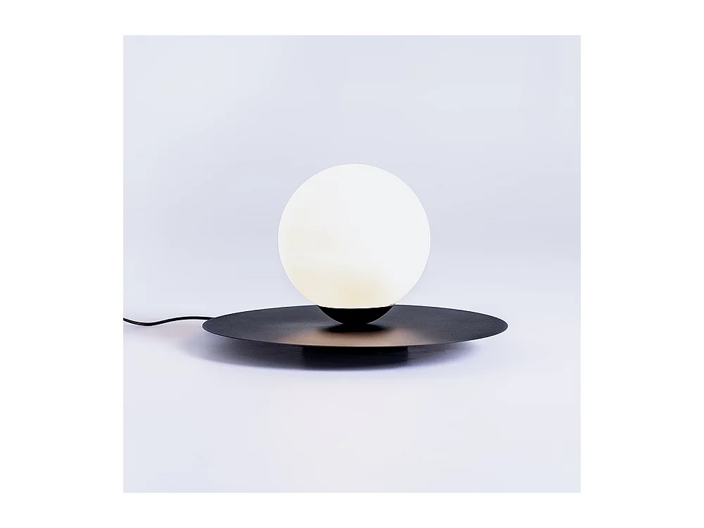 Tischlampe 0,4x0,24 m schwarz Skiva Kugel m