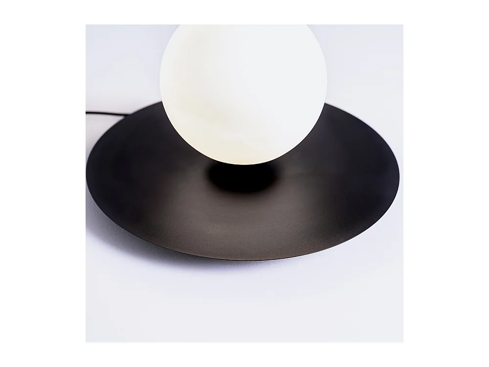 Tischlampe 0,4x0,24 m schwarz Skiva Kugel m