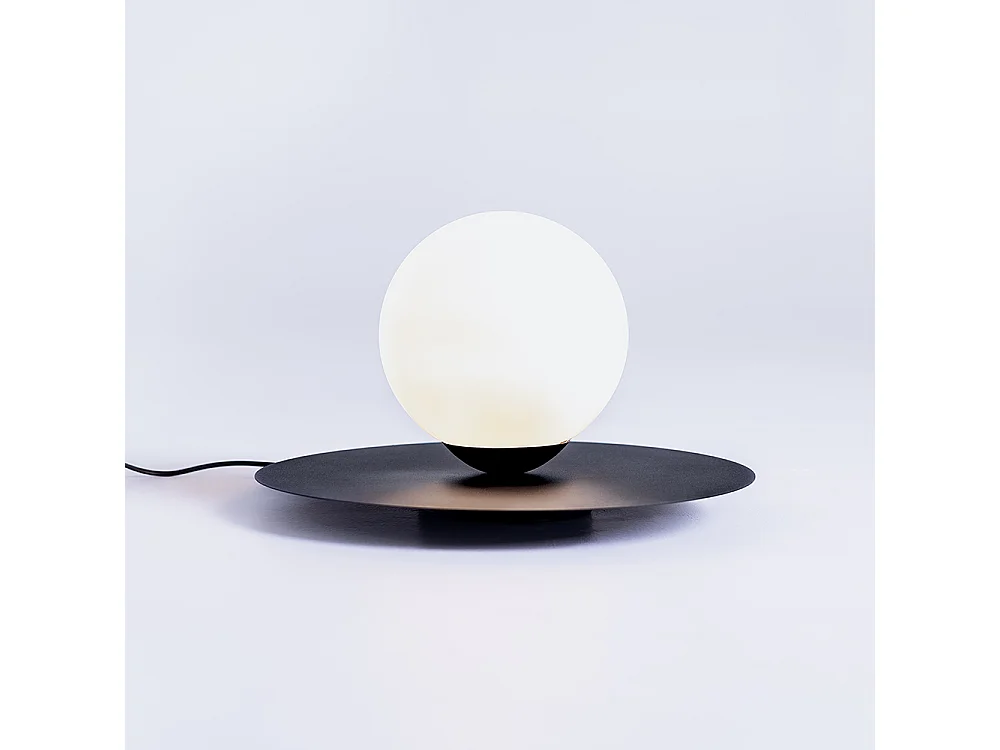 Lampe de table 0,4x0,24 m noire boule Skiva m