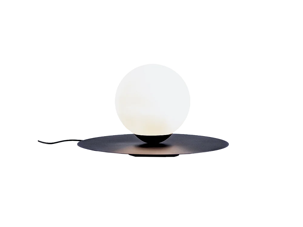 Tischlampe 0,4x0,24 m schwarz Skiva Kugel m