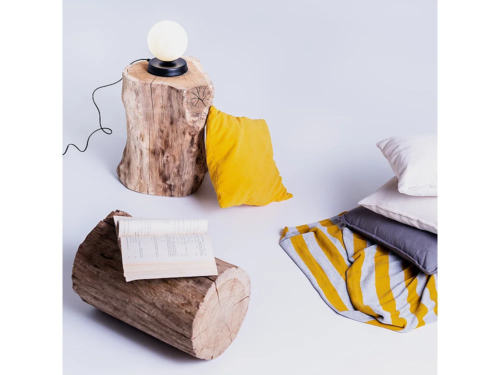 Lampe de table 0,2x0,24 m noire Manen M