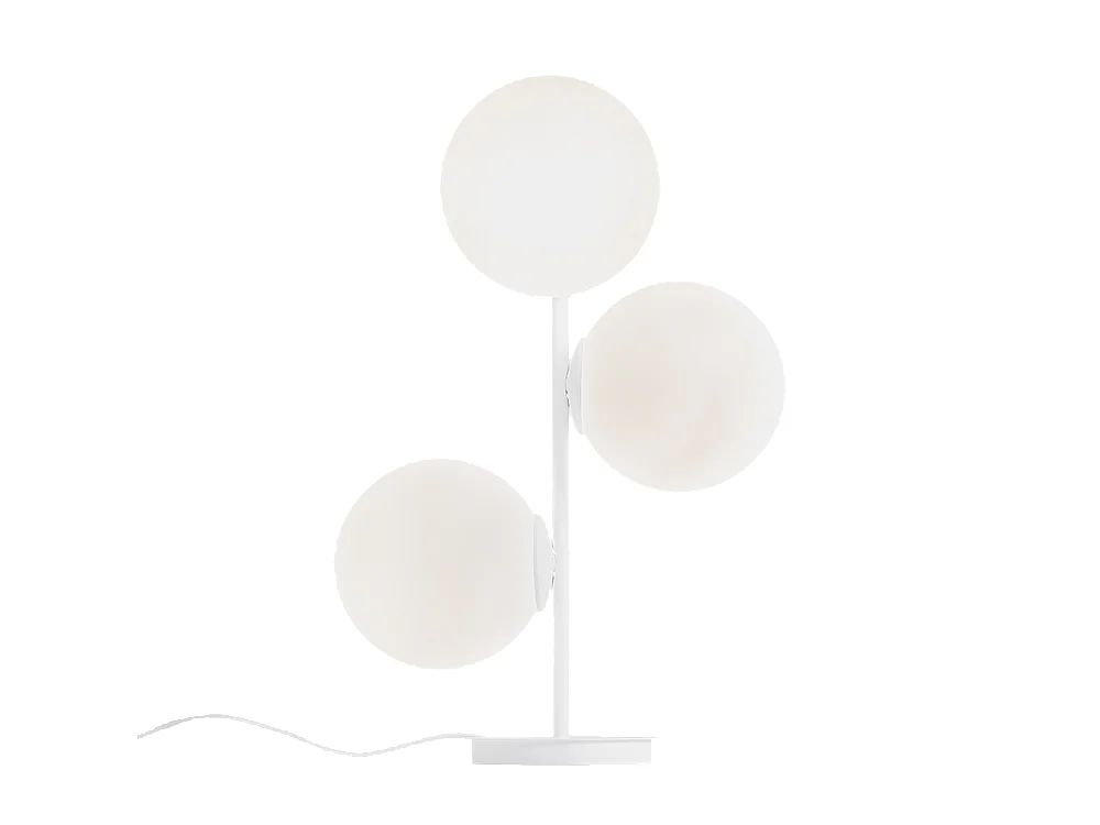 Lampe de table 0,42x0,22x0,52 m blanche Bobler