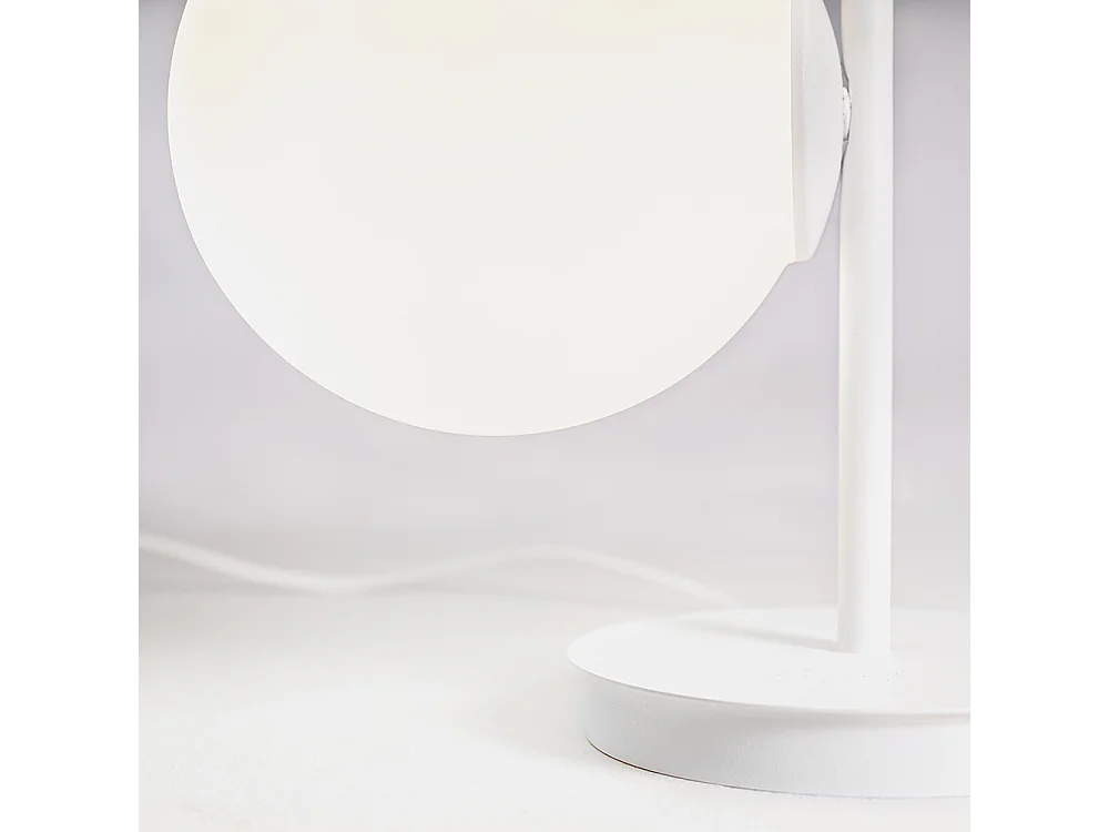 Lampe de table 0,42x0,22x0,52 m blanche Bobler