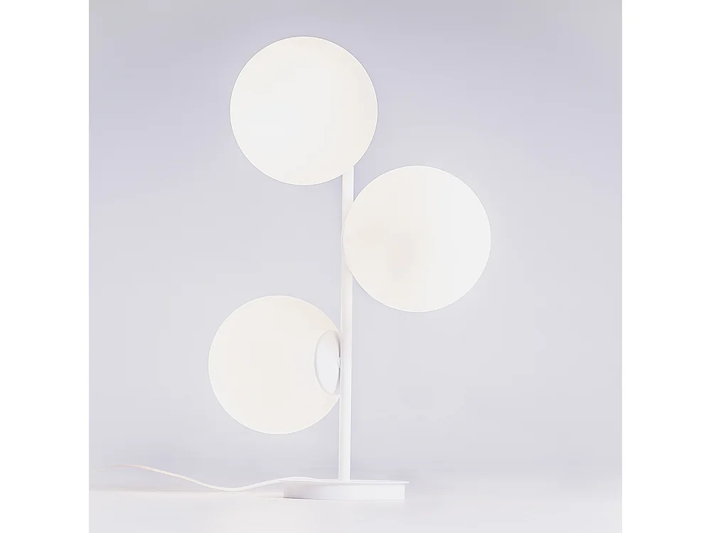 Lampe de table 0,42x0,22x0,52 m blanche Bobler