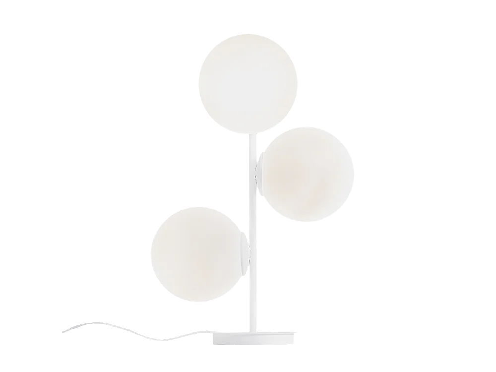Lampe de table 0,42x0,22x0,52 m blanche Bobler