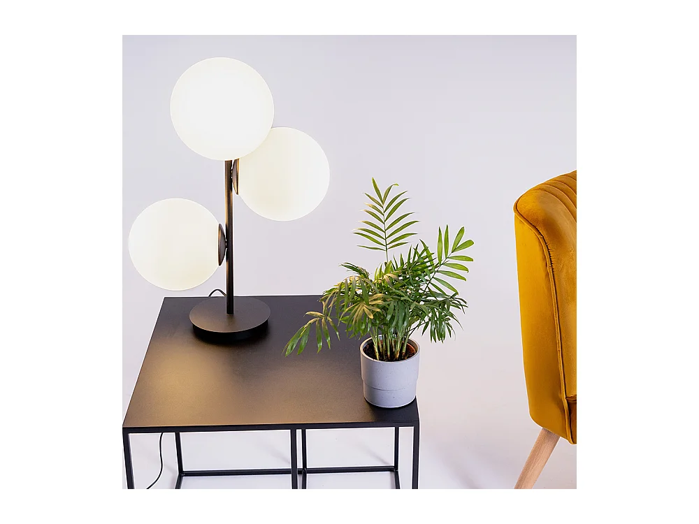 Tischlampe 0,42x0,22x0,52 m schwarz Bobler