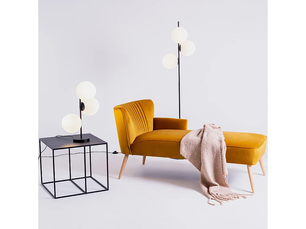 Lampe de table 0,42x0,22x0,52 m noire Bobler