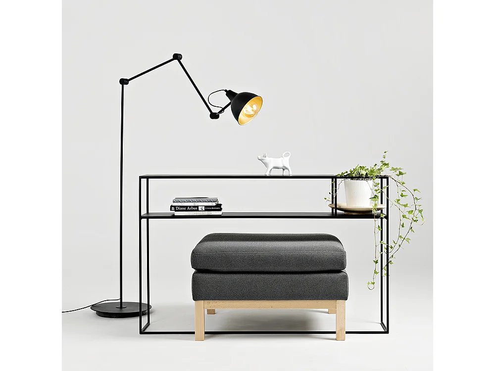 Lampadaire noir Coben